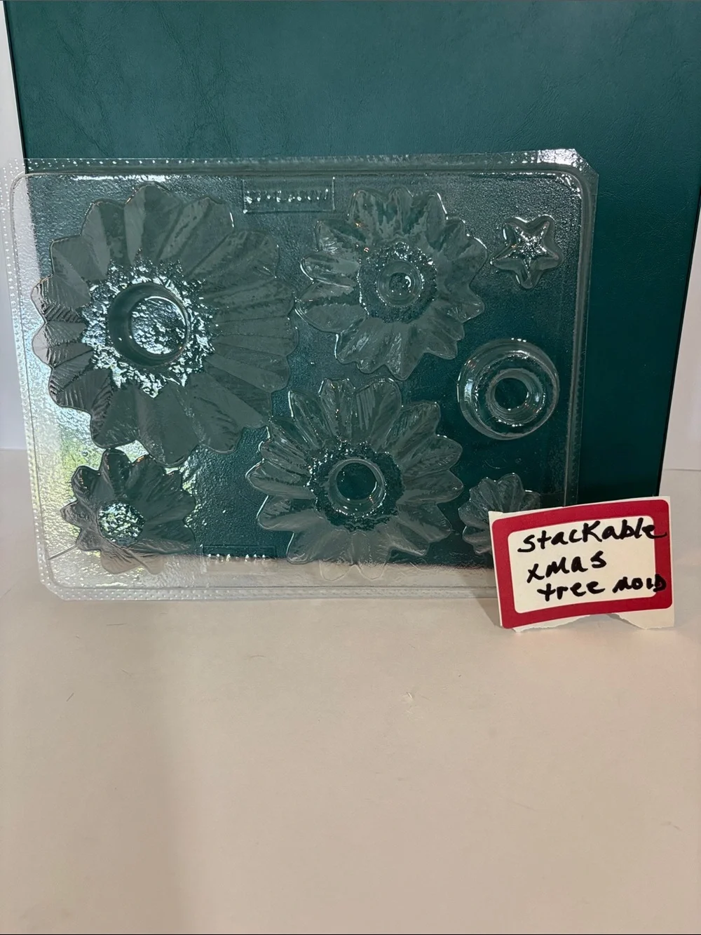 Assorted Holiday/winter Chocolate and Candy Molds - Clear and Gold Plastic